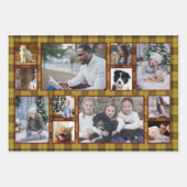 Familie Foto Collage 36 Afbeeldingen | Buffalo Pla Inpakpapier Vel (Voorkant 3)