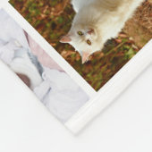 Familie Foto Collage 56 Square Afbeelding Easy Cus Fleece Deken (Hoek)