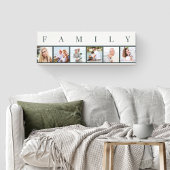 FAMILIE Foto Collage 6 Afbeelding Natural Canvas Afdruk