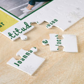 Familie Foto Collage 6 Afbeeldingen Wit Gepersonal Legpuzzel (Zijkant)