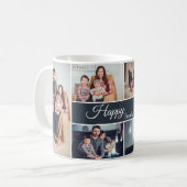 Familie Foto Collage 6 Foto's Koffie Mok (Voorkant links)