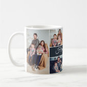 Familie Foto Collage 6 Foto's Koffie Mok (Links)