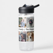 Familie Foto Collage 8 Aangepast Afbeelding | Naam Waterfles (Links)