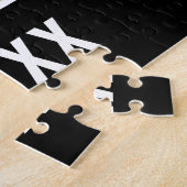 Familie Foto Collage Aangepaste naam Gemakkelijk z Legpuzzel (Zijkant)