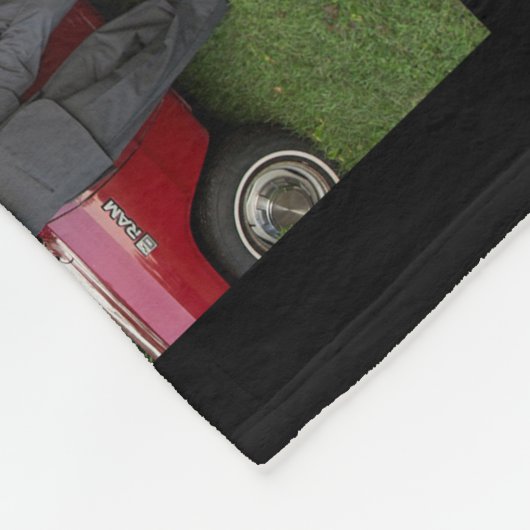 Familie Foto Collage Black Aangepaste fleece Blank Deken (Hoek)