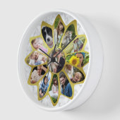 Familie Foto Collage Flower Marble en Gold Easy (Hoek)