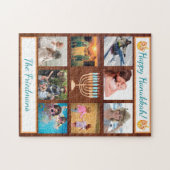 Familie Foto Collage Hanukkah Gift Keepomwille Legpuzzel (Horizontaal)