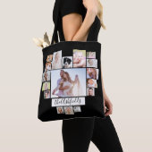 Familie Foto Collage Hearts 34 Afbeeldingen Naam Z Tote Bag (Dichtbij)