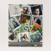 Familie Foto Collage Jigzaag Puzzle Legpuzzel (Verticaal)