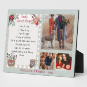 Familie Foto Collage Keepomwille Recipe Holiday Fotoplaat (Zijkant)