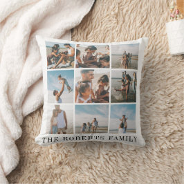 Familie Foto Collage Peel en Stick Foto Tegel Kussen