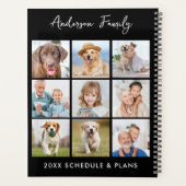 Familie Foto Collage Persoonlijke Naam 2023 Planner (Achterkant)