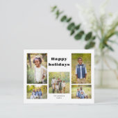 Familie Foto Collage Prettige feestdagen (Staand voorkant)