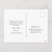 Familie Foto Collage Prettige feestdagen (Achterkant)