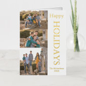 Familie Foto Collage Prettige feestdagen (Voorkant)