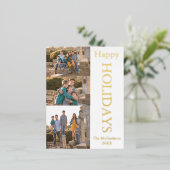 Familie Foto Collage Prettige feestdagen (Staand Voorkant)