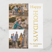 Familie Foto Collage Prettige feestdagen (Voorkant)