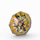 Familie Foto Collage Sunflower Burlap 13 Pics Easy (Links)