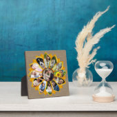 Familie Foto Collage Sunflower Burlap 13 Pics Easy Fotoplaat (Insitu)