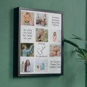 Familie Foto Collage We Love Oma Moederdag Poster