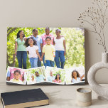 Familie Foto Collage Zigzag Foto Strip Dark Gray Canvas Afdruk<br><div class="desc">Creëer uw eigen unieke en stijlvolle canvas met uw favoriete familiefoto's. De sjabloon is opstelling klaar voor u om tot 5 foto's toe te voegen. De hoofdfoto zal als achtergrond worden gebruikt en de resterende 4 foto's zullen in een zigzag fotostrip langs de bodem worden gelegd. Dit ontwerp heeft een...</div>