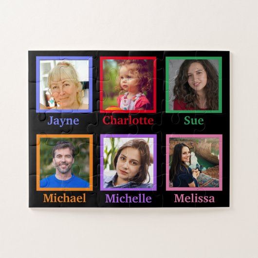 Familie Foto Geheugen Hulp Dementie 30 Stuk Legpuzzel (Horizontaal)