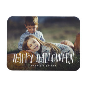 Familie Foto Halloween Keepsake Gift Magnet Magneet