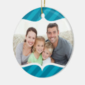 FAMILIE FOTO HANUKKAH ORNAMENT vet heldere streep (Links)