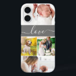 Familie Foto Herinneringen Liefde Script Custom iPhone 16 Hoesje<br><div class="desc">Op zoek naar het perfecte cadeau om mama's dag extra speciaal te maken? Zoek niet verder dan de Custom Family Photo Mom Memories Love Script Hoesje-Mate iPhone Case. Deze gepersonaliseerde telefoonhoes is een unieke en memorabele manier om je liefde en waardering voor mama te shows. Het personaliseren van mama's nieuwe...</div>
