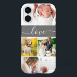 Familie Foto Herinneringen Liefde Script Custom iPhone 16 Hoesje<br><div class="desc">Op zoek naar het perfecte cadeau om mama's dag extra speciaal te maken? Zoek niet verder dan de Custom Family Photo Mom Memories Love Script Hoesje-Mate iPhone Case. Deze gepersonaliseerde telefoonhoes is een unieke en memorabele manier om je liefde en waardering voor mama te shows. Het personaliseren van mama's nieuwe...</div>