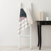 Familie Foto House Shape Housewarming Weddenschap  Sherpa Deken (In situ)