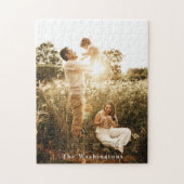 Familie Foto Keepomwille Jigzaag Puzzle Legpuzzel (Verticaal)