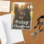 Familie Foto Kerst Kaarten - Aangepaste Sjabloon