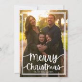 Familie Foto Kerst Kaarten - Aangepaste Sjabloon (Voorkant)