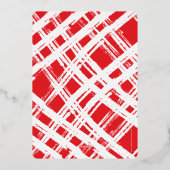 FAMILIE FOTO leuk kinder moderne genitaliën rood Folie Feestdagenkaart (Achterkant)