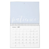 Familie Foto Lief Script Modern Minimalistisch Kalender (Jan 2027)