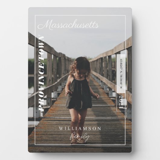 Familie Foto Modern Editorial Travel Keepomwille Fotoplaat (voorkant)