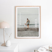 Familie Foto Modern Editorial Travel Keepomwille P Poster