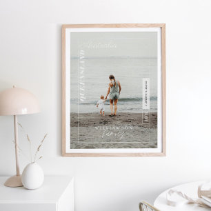 Familie Foto Modern Editorial Travel Keepomwille P Poster