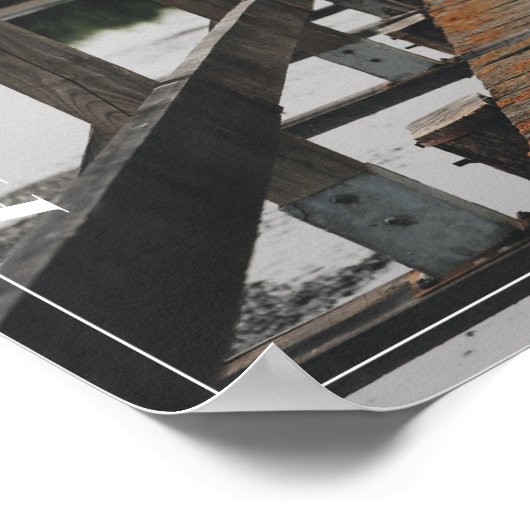 Familie Foto Modern Editorial Travel Keepomwille Poster (Hoek)