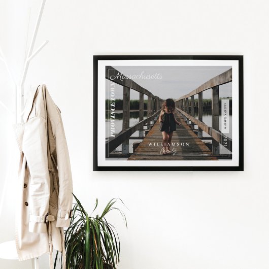 Familie Foto Modern Editorial Travel Keepomwille Poster