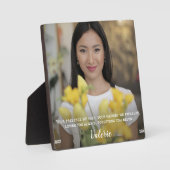 Familie Foto Modern Keepomwille Memorial Fotoplaat (Voorkant)