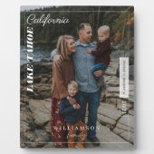 Familie Foto Modern Tijdschrift Reis Aandenken Fotoplaat (Voorkant)