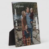 Familie Foto Modern Tijdschrift Reis Aandenken Fotoplaat (Zijkant)