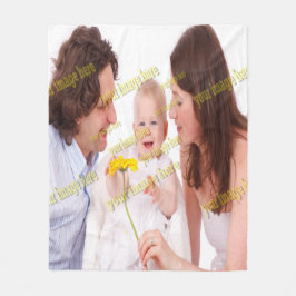 FAMILIE Foto ✨ Mooie Custom Fleece Deken