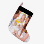 FAMILIE Foto ✨ Mooie Custom Kleine Kerstsok (Voorkant (Hangend))