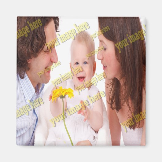 FAMILIE Foto ✨ Mooie Custom Magneet (Voorkant)