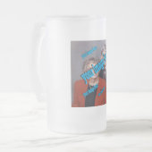 FAMILIE Foto ✨ Mooie Custom Matglas Bierpul (Voorkant links)