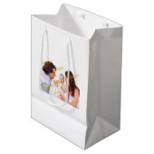 FAMILIE Foto ✨ Mooie Custom Medium Cadeauzakje (Voorkant Gekanteld)