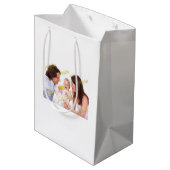 FAMILIE Foto ✨ Mooie Custom Medium Cadeauzakje (Achterkant Gekanteld)